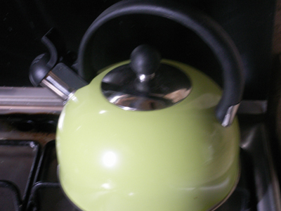 whistling tea kettle